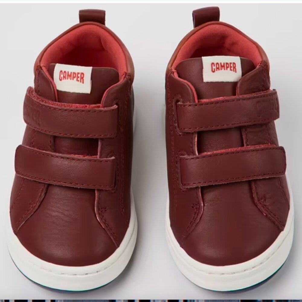 Camper Kids' Runner Four Sneaker (Walker & Toddler) Burgundy